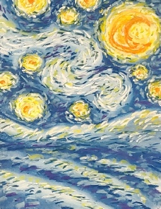 background custom Starry Night